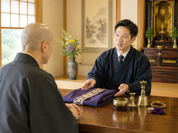 寺院の定期見回り